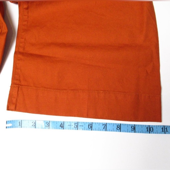 10 TALL Anthropologie Maeve The Colette Cropped Linen Wide-Leg Pants 10 tall - Picture 11 of 11